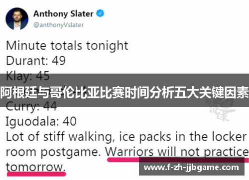 阿根廷与哥伦比亚比赛时间分析五大关键因素